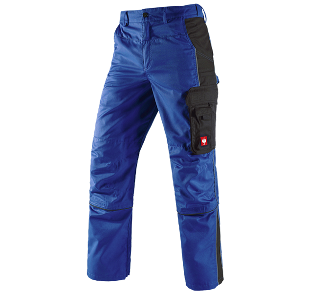 Main view, Plumbers / Installers, Zip-Off trousers e.s.active, royalblue/black