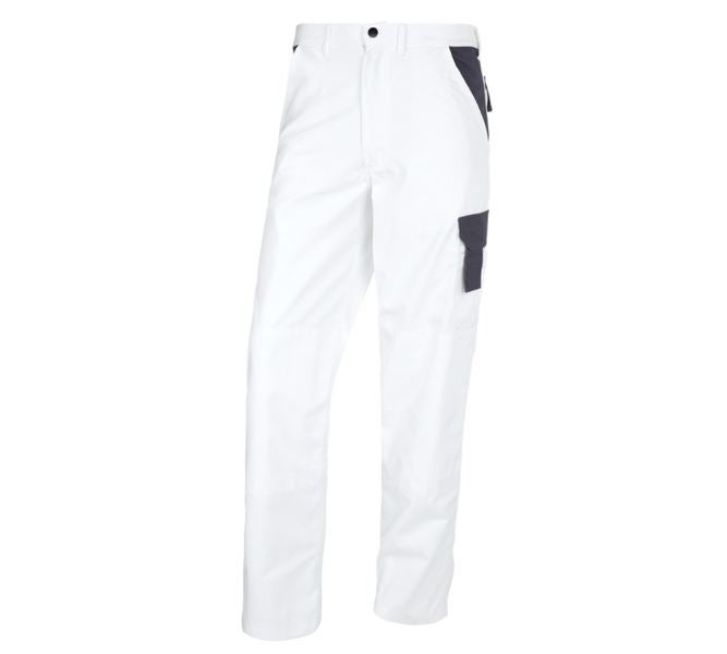 Main view, Trousers, STONEKIT Trousers Odense, white/grey