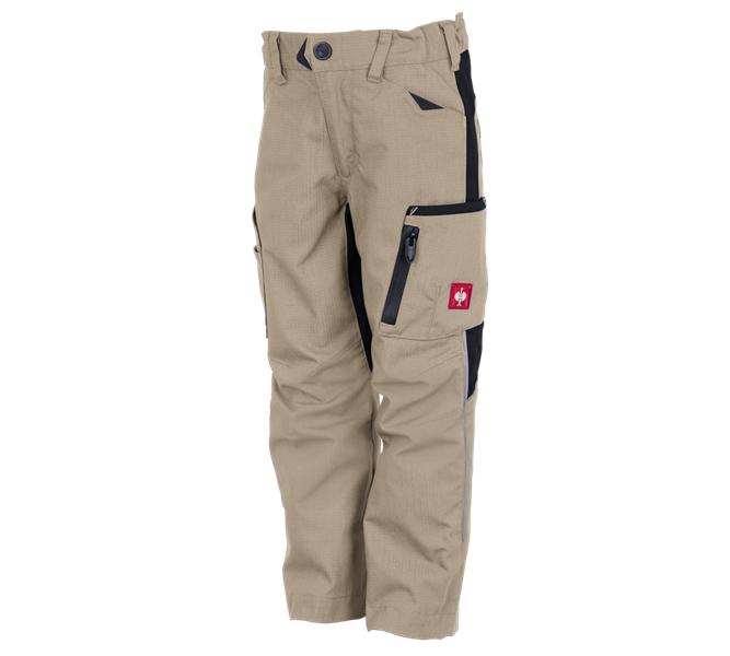 Main view, e.s.vision, Trousers e.s.vision, children's , clay/black