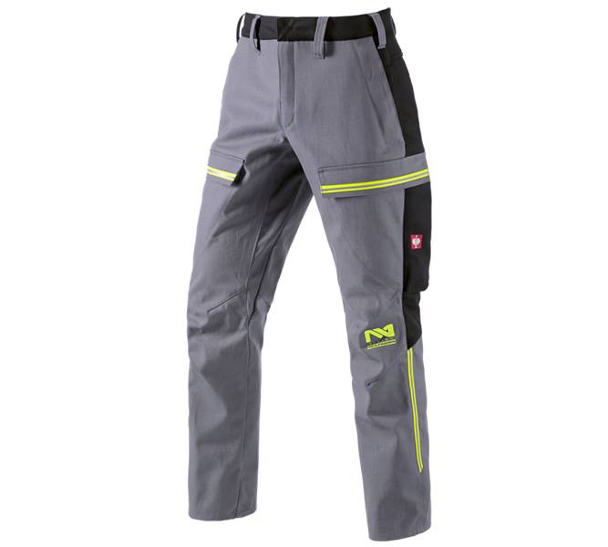 Main view, e.s.vision, Trousers e.s.vision multinorm, grey/black