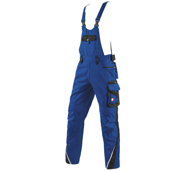 Main view, Plumbers / Installers, Bib & brace e.s.motion, royal/black