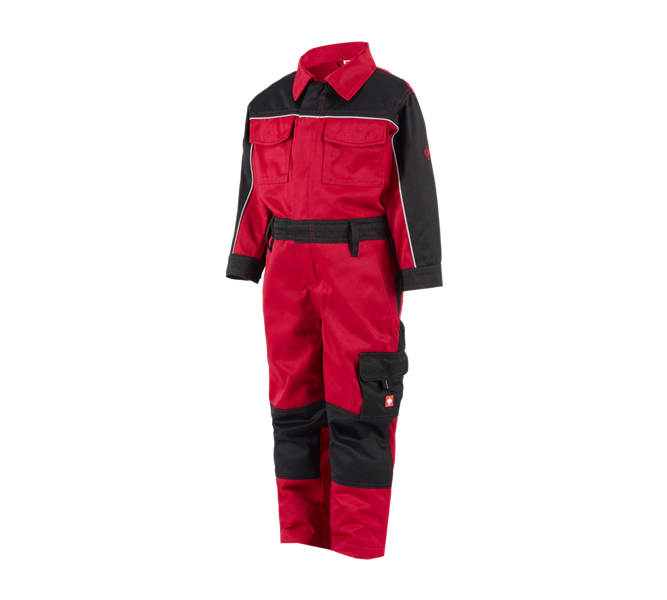 Main view, e.s.image, Children's overall e.s.image, red/black