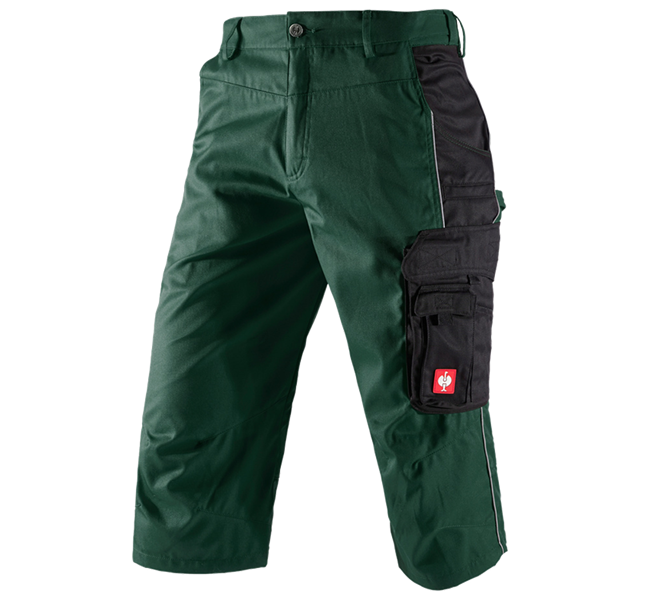 Main view, Shorts | 3/4 Shorts, 3/4 length trousers e.s.active, green/black
