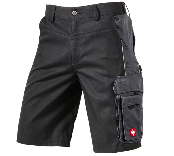 Main view, Work Trousers, Shorts e.s.active, black/anthracite