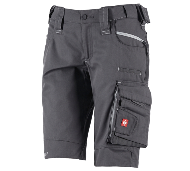 Work Trousers: Shorts e.s.motion 2020, ladies' + anthracite/platinum