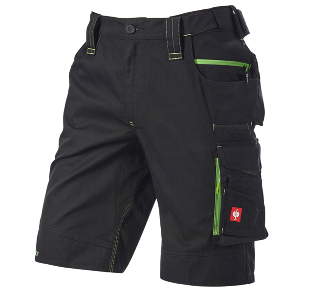 Main view, New Products, Shorts e.s.motion 2020, black/seagreen