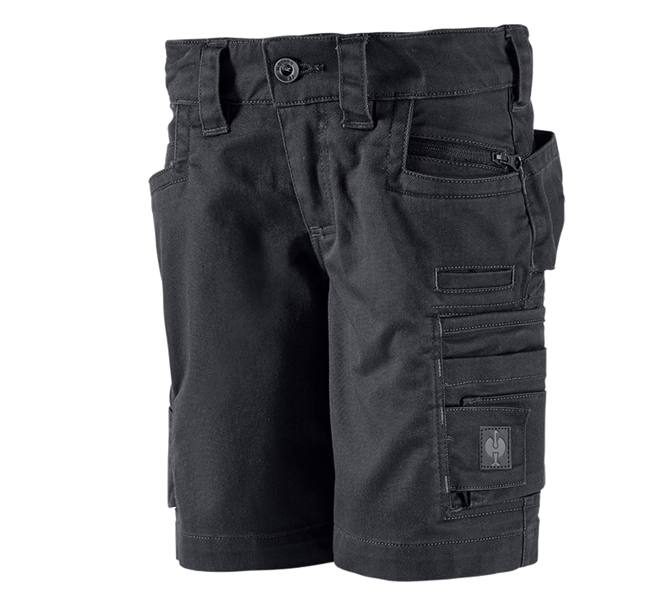 Main view, Shorts, Short e.s.motion ten, children's, oxidblack
