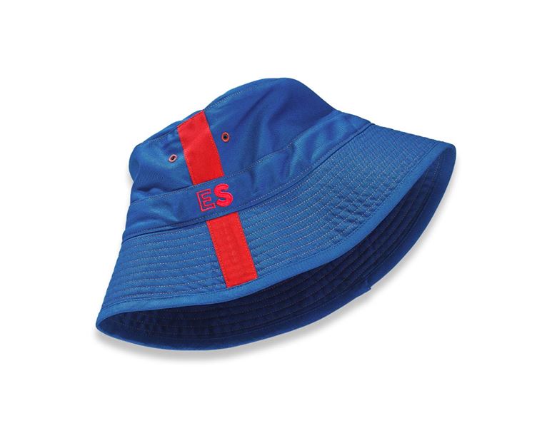 Main view, e.s.motion 2020, Work hat e.s.motion 2020, royal/fiery red