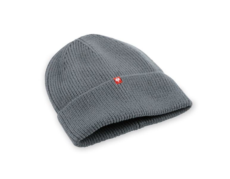 Main view, Beanies, e.s. Knitted hat, nordicgrey