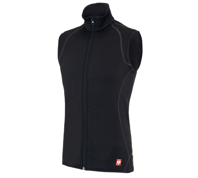 Main view, Body Warmer, e.s. Function bodywarmer thermo stretch - x-warm, black