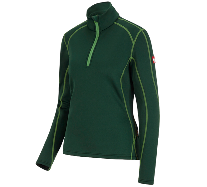 Main view, Pullover | Troyer, Funct.-Troyer thermo stretch e.s.motion 2020, la., green/seagreen
