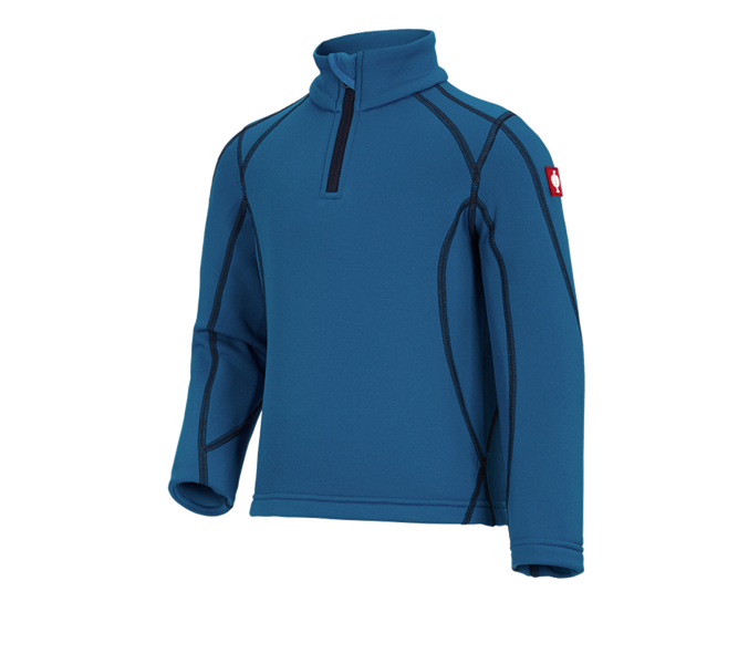 Main view, Shirts, Pullover & more, Funct.Troyer thermo stretch e.s.motion 2020 child., atoll/navy