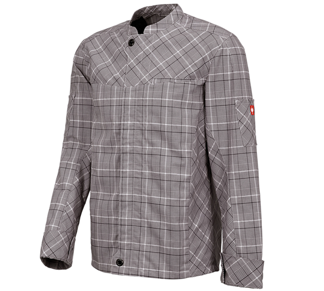 Main view, Hospitality | Catering, Work jacket long sleeved e.s.fusion, men's, chestnut/white