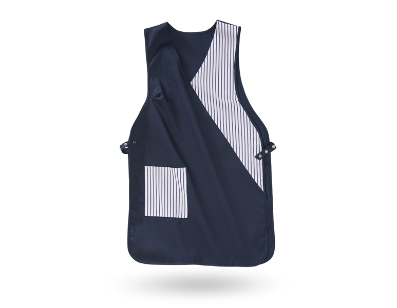 Main view, Aprons, Tabard Iris, navy/white