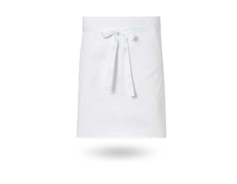 Main view, Aprons, Three-Pack Short Aprons, white