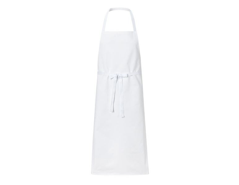 Main view, Clothing, Bib Apron Wien, white