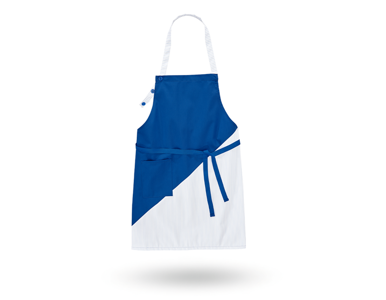 Main view, Aprons, Bib Apron Wels, royal/white