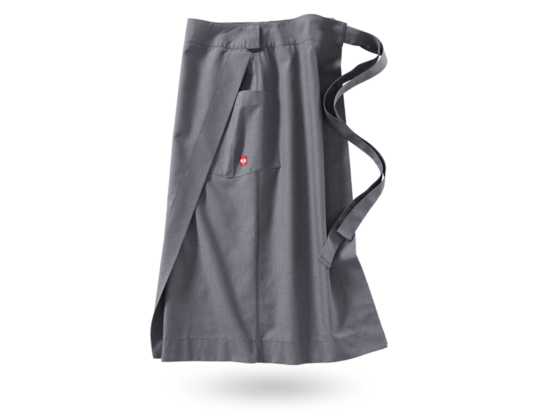 Main view, Catering Aprons, Catering Apron e.s.fusion, ladies', cement melange