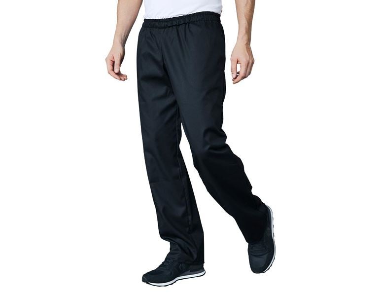 Main view, Work Trousers, Geneva Chefs Trousers II, black