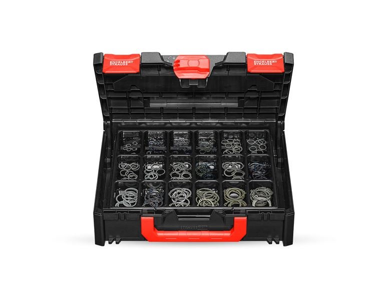 Main view, Assorted small parts, Lock washers DIN 471 in STRAUSSbox 118 midi