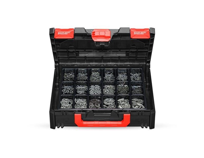 Main view, Assorted small parts, Lock washers, DIN 6799 in STRAUSSbox 118 midi