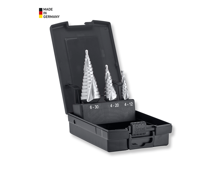 Main view, Drills, e.s. Step drill set HSS-G ultimate