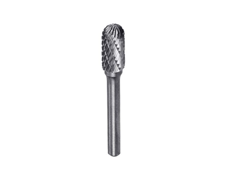 Main view, Drills, e.s. HM rotary cutter ball cylind. with radius end