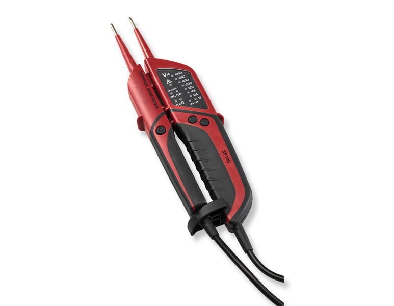 Main view, Measuring technology, e.s. LED voltage / continuity tester SP100