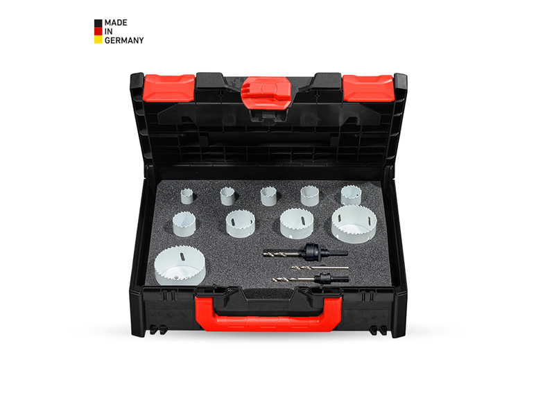 Main view, Compass saws, Compass saw set in STRAUSSbox 118 midi