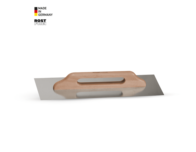 Main view, Trowels | spatulas | rubbing board, e.s. Swiss trowel, stainless steel