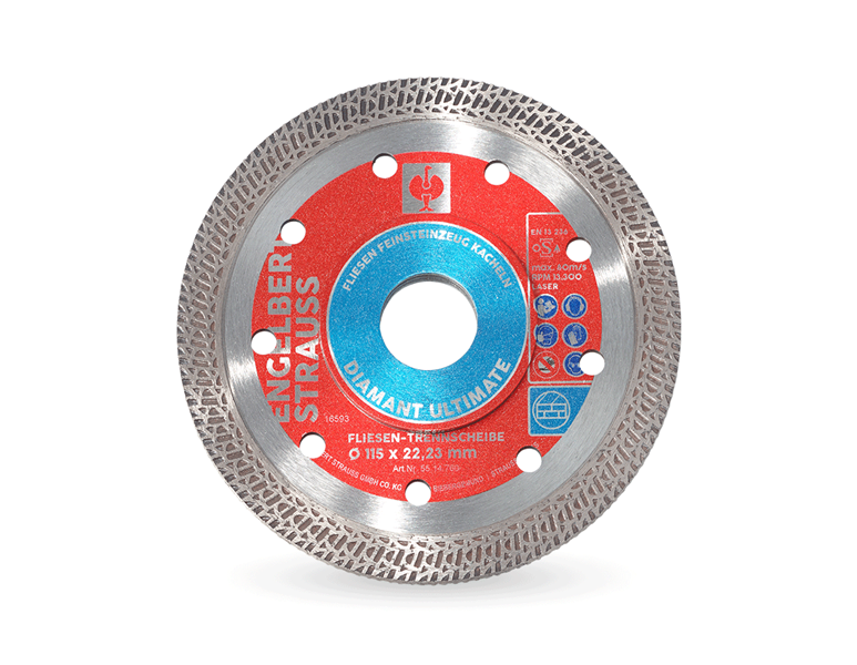 Main view, Diamond cutting discs, e.s. Tile cutting disc diamond ultimate