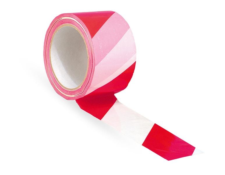 Main view, Plastic bands | crepe bands, Warning tape, self-adhesive, red/white