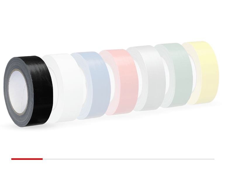 Main view, Fabric tape, Fabric adhesive tape, black