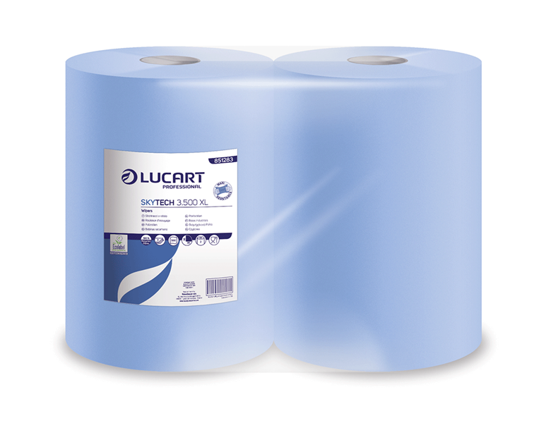Main view, Tools & Equipment, 2x Cleaning paper roll “Blue 3”, 500 sheets