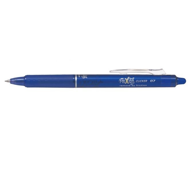 Main view, Office supplies, PILOT Rollerball Frixion ball Clicker, blue