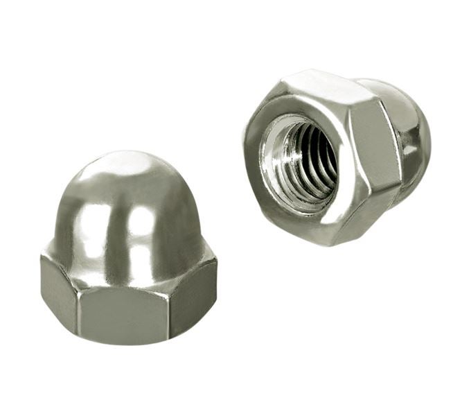 Main view, Nuts, Domed nut DIN 1587 high Form, A2