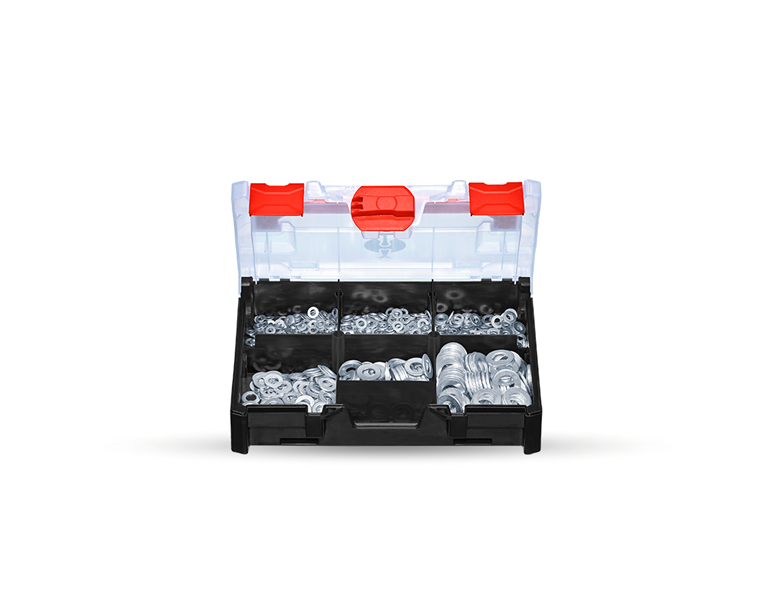 Main view, Washers, Washers DIN 125 in STRAUSSbox mini