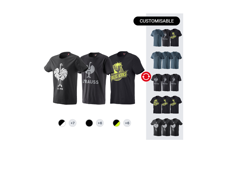 MEN’S SET: 3x e.s. T-shirt