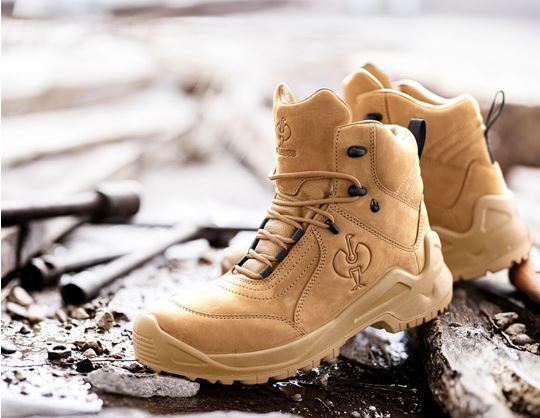 View 1, O6 Work shoes e.s. Termoli mid, almondbrown