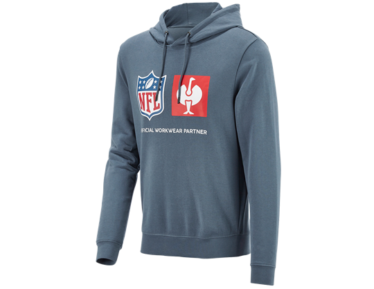 Main view, NFL Hoodie cotton, oxidblue