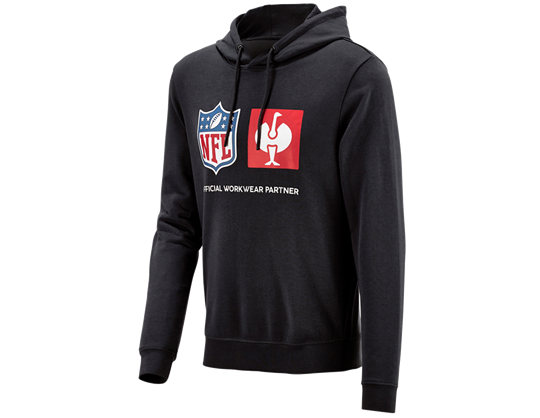 Main view, NFL Hoodie cotton, black