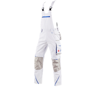 Main view, Bib & brace e.s.​motion 2020, white/gentianblue
