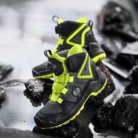 View 3, O6 Work boots e.s. Adelaide mid, anthracite/high-vis yellow
