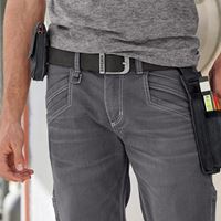 View 3, Leather belt e.s.​vintage, black