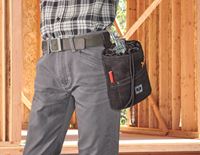 View, Leather belt e.s.​vintage, black