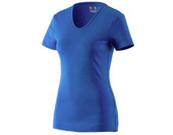 e.s. T-shirt cotton V-Neck, ladies'