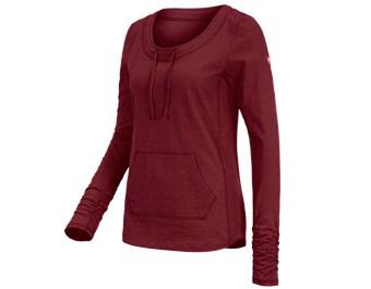 e.s. Longsleeve cotton slub, ladies'