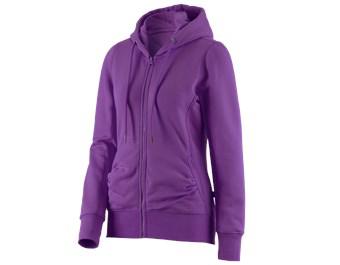 e.s. Hoody sweatjacket poly cotton, ladies'