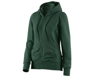 e.s. Hoody sweatjacket poly cotton, ladies'