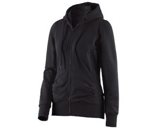 e.s. Hoody sweatjacket poly cotton, ladies'